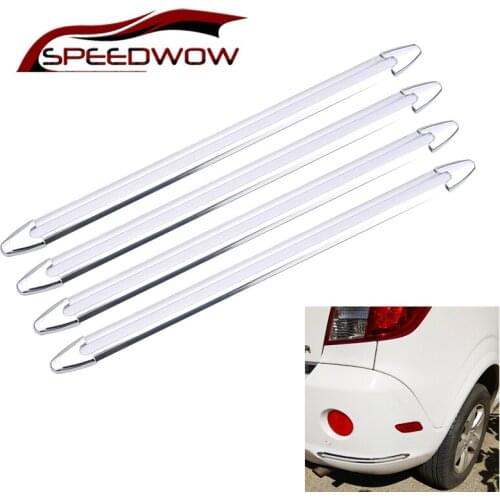 SPEEDWOW Car Edge Anti-collision Strip Front Rear Edge Corner Guard Strip Bumper Protective Guard Bar Car Stickers