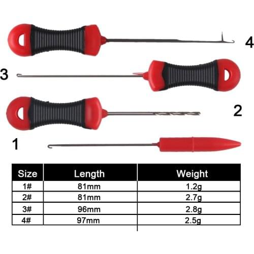 Carp Fishing Boilie Bait Drill Baiting Needle Gate Needle Pellet Hair Rigs Splicing Making Tools Rigs Loading Accessories