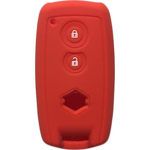 Silicone Car Key Cover Fob Case 2 Button Smart Remote Key Protect Holder for Suzuki SX4 Swift Sport Scorss Grand Cover for Alarm