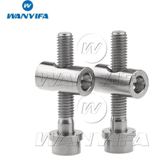 Wanyifa Bicycle Bike Cycling Titanium Ti Seatpost Bolts Screws M5x30mm for Thomson Seat Post