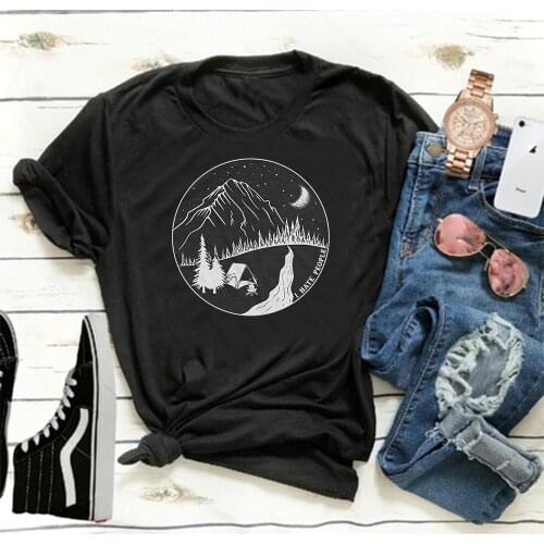 Funny Camping Shirt I Hate People Camping Lovers T-Shirt Graphic Tee