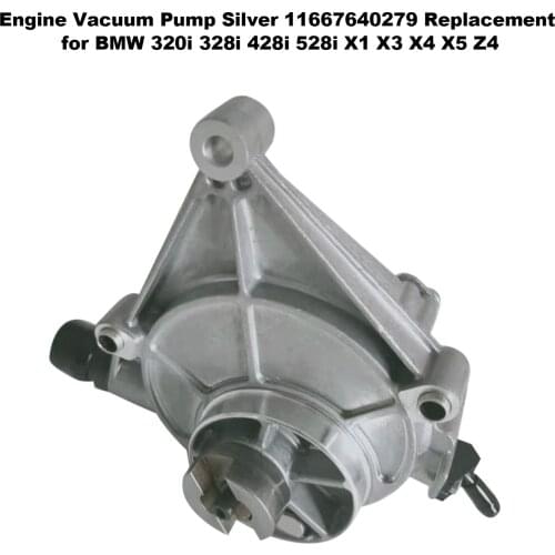 Engine Vacuum Pump Silver 11667640279 Replacement for BMW 320i 328i 428i 528i X1 X3 X4 X5 Z4 Car accessories