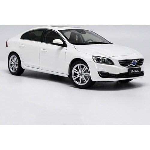 1/18 Scale Vol-vo S60 S60L T5 White Diecast Car Model Toy Collection