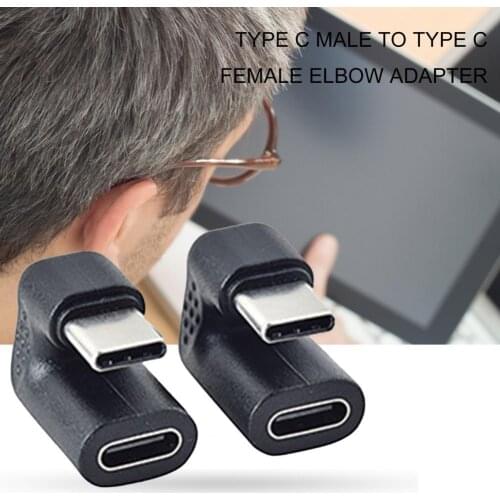 1PC U-shaped 360° Angled USB 3.1 Type C Male-To-Female To Micro USB Female OTG USB-C Converter Adapter For Huawei Samsung Xiaomi