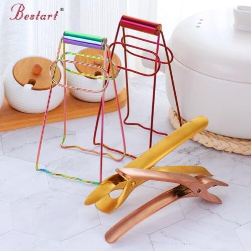 Stainless Steel Pot Clip Kitchen Anti-Scalding Tools For Hot Dish Dish Rack Pot Convenient Multifunction Insulation Plate Clamp