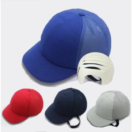 Bump Cap Safety Helmet Work Safety Hat Breathable Security Lightweight Helmets Baseball Style For Outside Door Workers GMZ002