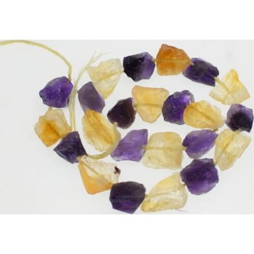 Loose BEADS amethyat citrine baroque blurry nature beads for making jewelry necklace 14inch FPPJ wholesale