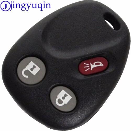 Jingyuqin 3 Buttons Remote Car Key Blank Shell Styling Case Keyless Fob Pad Cover For Buick Rainier GMC Isuzu Oldsmobile Control