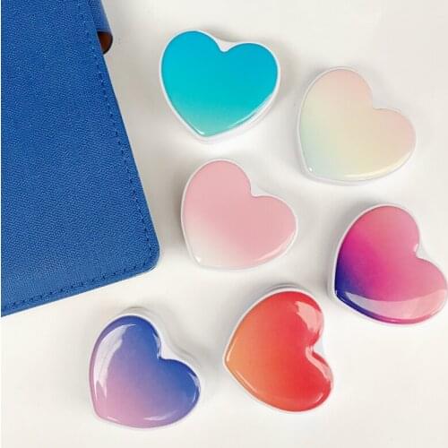 Contracted style phone holder Love heart folding bracket mobile phone bracket grip universal Apply to iPhone Samsung Xiaomi Huaw