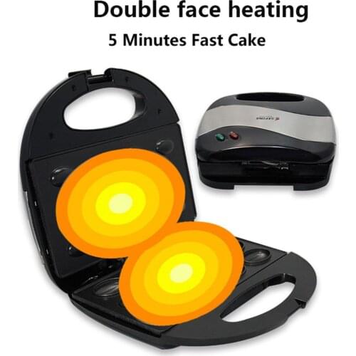 Toaster Electric Grill Baking Machine Household Floating Nut Griddle Maker Fashion Premium Durable Bakelite Case Stainless Steel