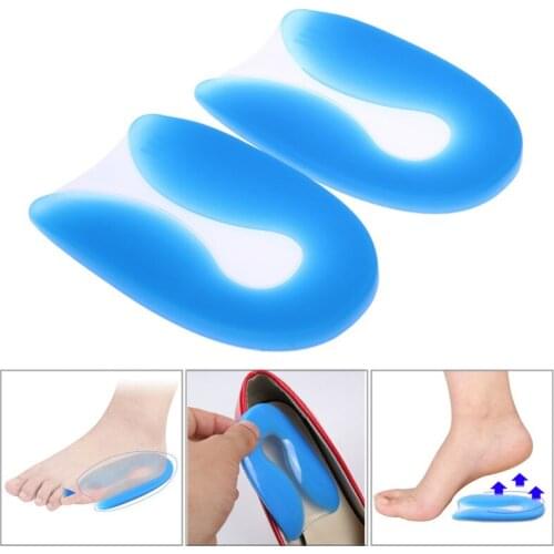 Foot Care Tool U Shaped Half Size Shoes Insole for 40-45 Shoes Insert Plantar Fasciitis Pain Relief Foot Pad L-27