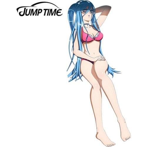 JumpTime 13cm x 5.8cm Girls Takao Render Sexy Lady Girl Anime JDM Vinyl Decal Stickers for Window Bike Car Sticker Graphics