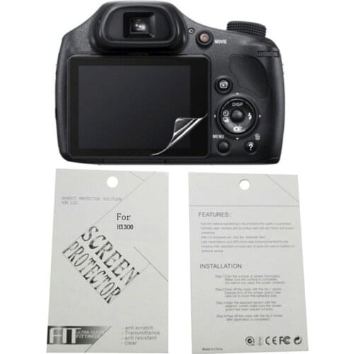 2pieces New Soft Camera screen protection film For Sony HX9V HX100V HX200V DSC-H400 HX60 HX90V HX300 HX350 RX1R II RX100M3