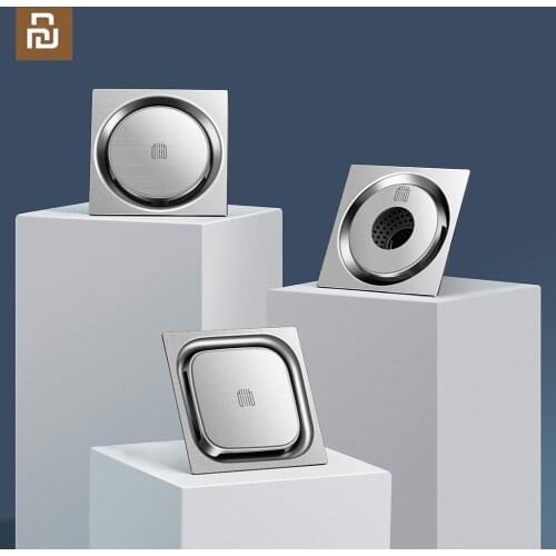 New Youpin DaBai DiiiB Floor drain Deodorant and insect proof 304 stainless steel swirling drainage