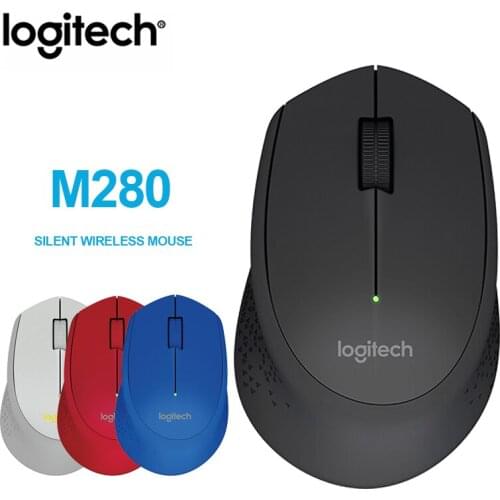 New Logitech M280 Wireless Office Mouse with 2.4GHz USB Nano Receiver 1000dpi Home Mice for Laptop PC Windows10/8/7/Mac OS