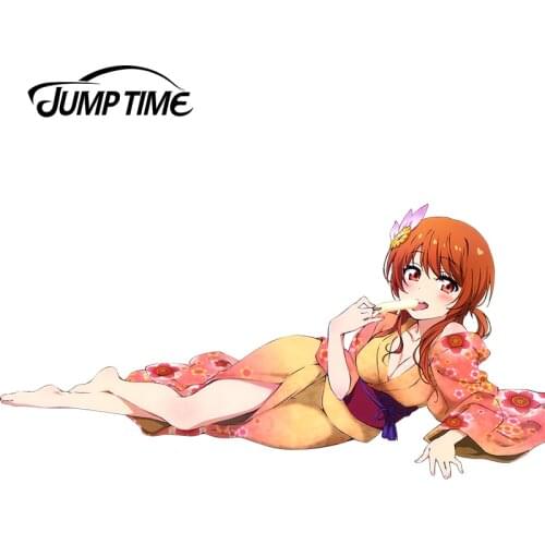 JumpTime 13cm x 6.6cm Sexy Car Stickers Anime Nisekoi Tachibana Marika Render JDM Vinyl Rear Windshield Decal Car Sticker