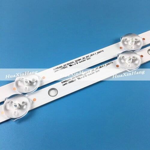 5sets=50pieces LED Strip For UE55H6273 UE55H6204 UE55H6203 UN55H6203 UN55H6103 UN55H6153 UN55J6200 D3GE-550SMA-R1 D3GE-550SMB-R0