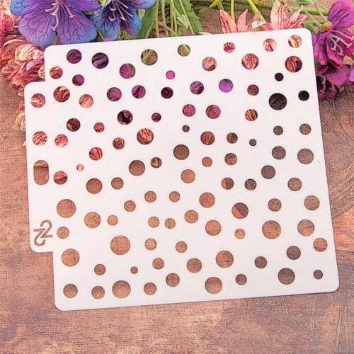 14.1*13 faillette scrapbook stencils spray plastic mold shield DIY cake hollow Embellishment printing lace ruler Easter