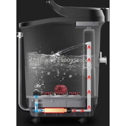 Foot Bathtub Wu Xin Same Full Electric Massage Heating Foot Soaking Artifact High Deep Barrel Over Calf Household Consta