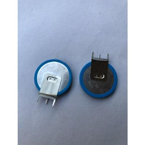 2PCS Japan 3V rechargeable button battery ML2430 with solder feet