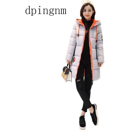 2018 Winter jacket women Thick Long Women Parkas Hooded Female Outwear Coat Down Cotton Padded Snow Wear