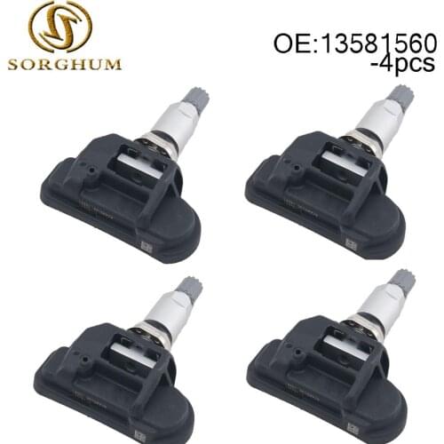 4pcs 13581560 Tire Pressure Sensor TPMS 433MHz Fits For Opel Adam Astra J Cascada Insignia Zafira Tourer