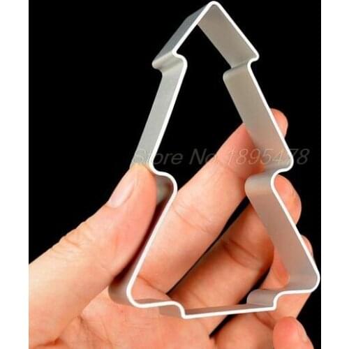 400PCS Christmas Tree Shaped Aluminium Buscuit Tools Cookie Cake Jelly Pastry Baking Cutter Mould Tool
