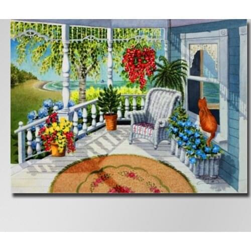 5d Full Drill diamond painting Home scenery icons diamond embroidery Home Decoration Cross stitch Not folding canvas Crafts