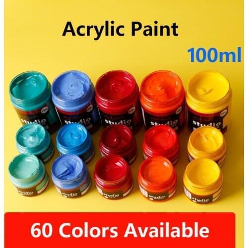Acrylic Paints Art Craft Painting Drawing Pigment Waterproof Artist Painting Pigment Acrylic color oil paint 100ml