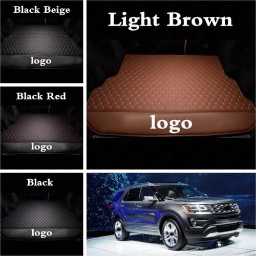 Car Trunk Boot Mats for Ford Mondeo Ranger Raptor Everest Edge Kuga Focus Fiesta S-max Explorer Ecosport C-max Tourneo F-150