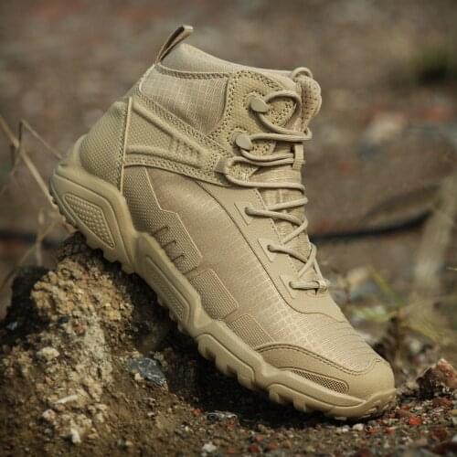 Ultralight Waterproof Men Women Training Shoes Army Fan Outdoor Hiking Sports Climbing Non-slip Breathable Desert Tactical Boots