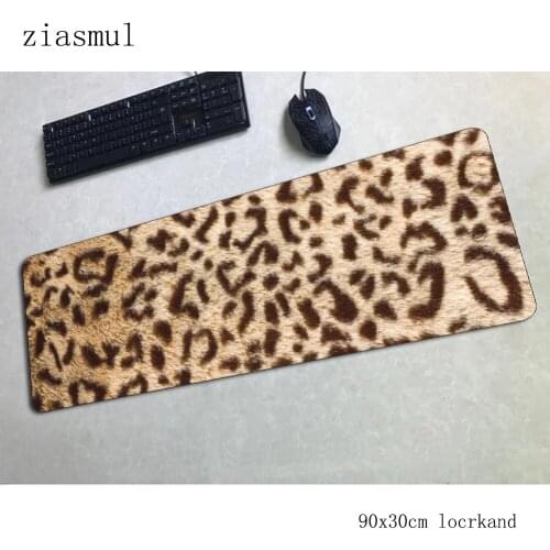 Cheetah print mouse pad gamer thick 90x30cm notbook mouse mat gaming mousepad large New arrival pad mouse PC desk padmouse mats