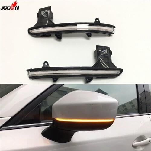 For Mazda CX-5 CX5 KF 2017 2018 CX-8 CX-9 CX9 Dynamic Turn Signal LED Side Rearview Mirror Indicator Sequential Blinker Light