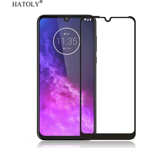 For Glass on Motorola One Zoom Tempered Glass Moto One Pro Screen Protector Full Glue Coverage Phone Glass For Motorola One Zoom