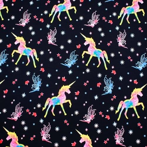 Fantasy Starry Sky Cotton Fabric For Dress Tissus Au MÈTre Telas Por Metro Tissu Vestidos Sewing Tela Ткань Coton DIY
