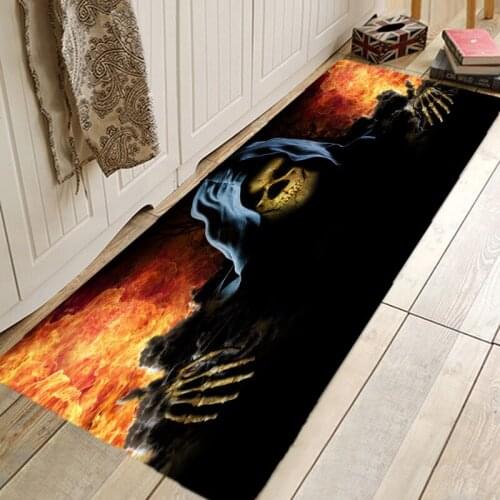 Halloween Pattern Rug Door Mat Hallway Carpets Area Rugs for Bedroom Living Room Carpet Kitchen Bathroom Anti-Slip Floor Mats