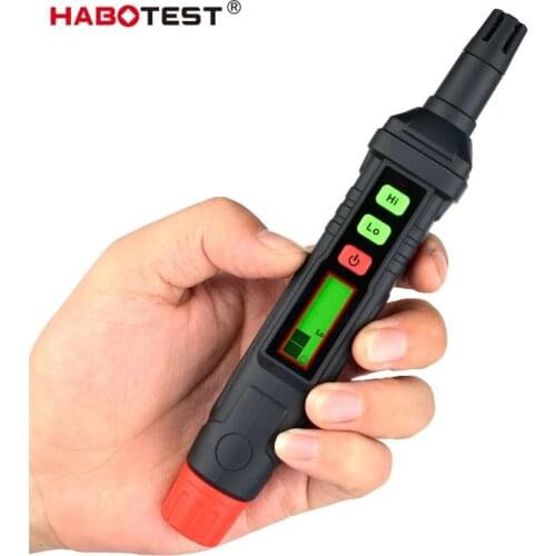 New Gas Detector Pen Type Leak Detector Combustible Gas Meter Analyzer Monitor For Home Visible Audible Alarm HABOTEST HT61