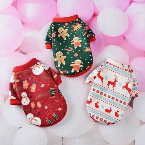 Dog Clothing Dog Santa Claus Costume for Teddy Christmas Puppy Costume New Year Dog Coat Winter Cat Dogs Clothes for Small Cats