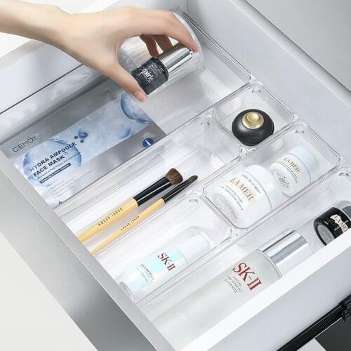 Adjustable Drawer Organizer Box Trays Closet Jewellery Box Make Up Cosmetics Sundries Divider Holder Kitchen Bathroom