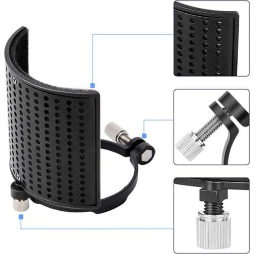 Microphone Filter Handheld for Vocal Recording Soundproofing Studio