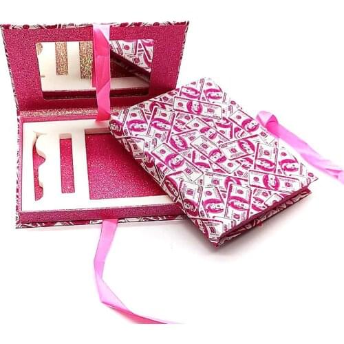 Shop Gift Display Case Makeup Sample Grafting Packaging 3 pairs Container Storage Book Catalog Luxury False Eyelashes Box Home