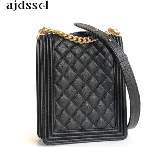 Luxury handbags women bags designer Channels Plain Caviar cc Bag Classic Crossbody l eboy Top Quality Real Leather Small Bag