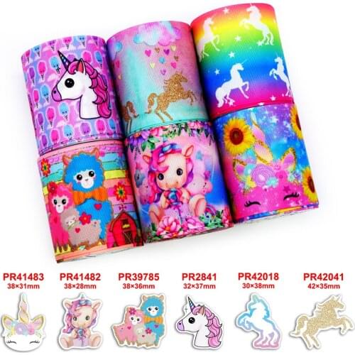 Free shipping characters printed grosgrain ribbon 38223