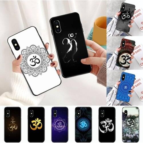 Aum Om Namaste Symbol Zen Yoga Phone Case for iPhone 11 12 pro MINI XS MAX 8 7 6 6S Plus X 5S SE 2020 XR