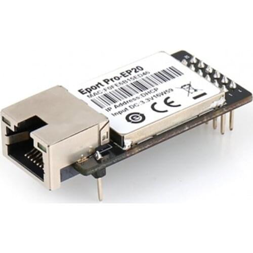 Eport Pro-EP20 Linux Network Server Port TTL Serial to Ethernet Embedded Module DHCP 3.3V TCP IP Telnet Modbus TCP Protocol