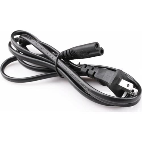 1.5M 2 hole EU US PLug 2 Pin AC Cable Cord for PS2 PS3 Slim PS4 Game Player Laptop Battery Charger Power Supply Adapter