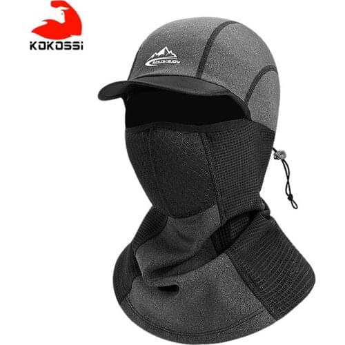 KoKossi Winter Warm Self-heating Cap Cycling Sport Full Face Mask Scarf Outdoor Windproof Headwear Balaclava Skiing Fishing Hat