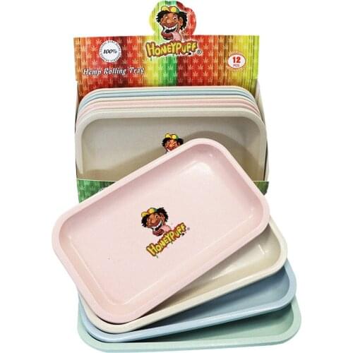 270X160mm Storage Tray Fruit Candy Tray Plant Fiber Material Biodegradable Cigarette Tray PP Plastic Cigarette Operation Tray