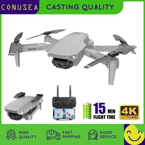 CONUSEA E88 Pro Mini Drone 4k 1080P with dual camera WiFi FPV Foldable Helicopter RC Quadcopter Selfie Dron for Kids Gift Toy