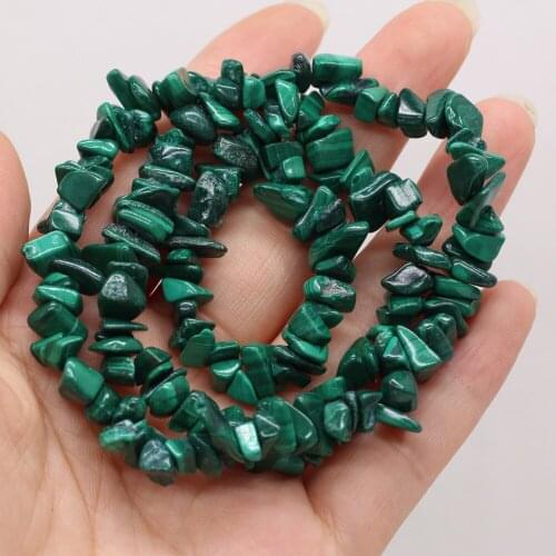 Fashion Natural Semi-Precious Stones Beaded High-Quality Malachite Beads for Jewelry Making DIY Bracelet Accessories 5-8mm